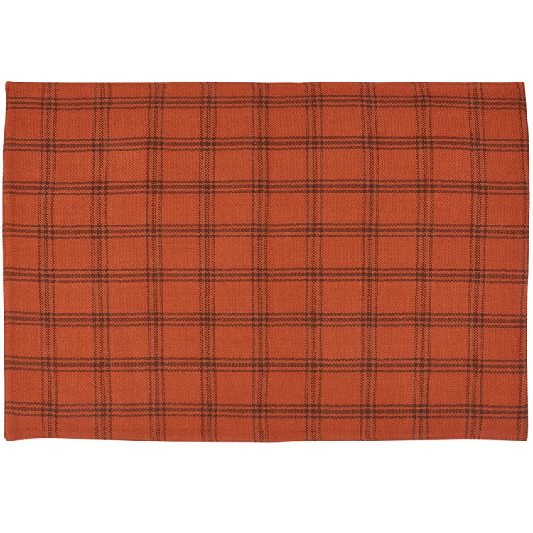Fall Plaid Placemat - Cotton