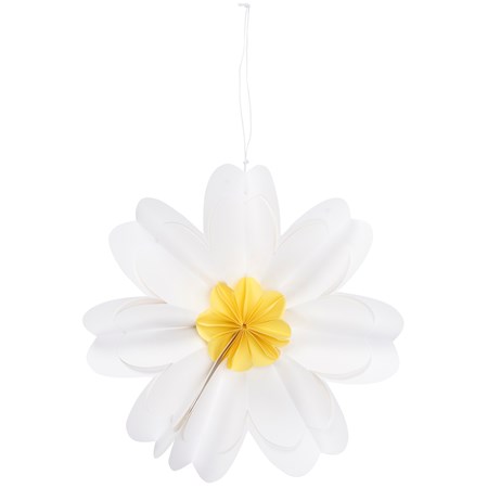 Paper Daisy Hanging Decor - Paper, Magnet, String