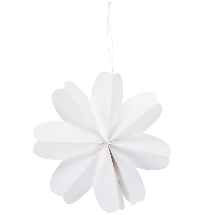 Paper Daisy Hanging Decor - Paper, Magnet, String