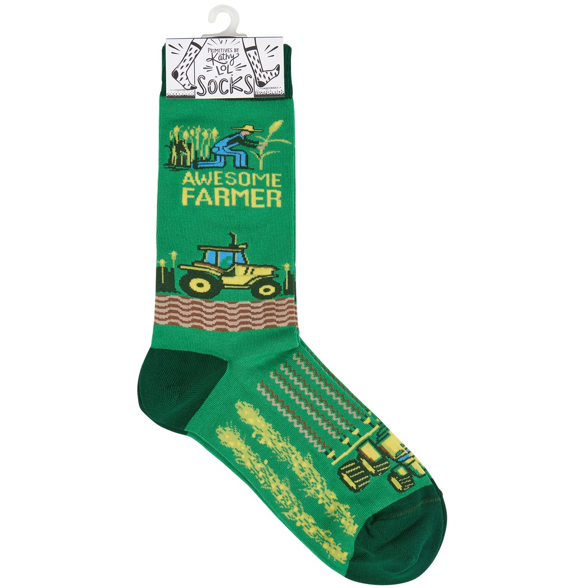 Awesome Farmer Socks - Cotton, Nylon, Spandex