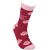 Awesome Girl Mom Socks - Cotton, Nylon, Spandex