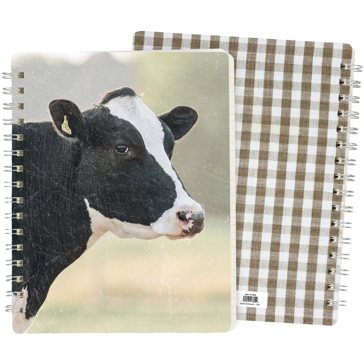 Spiral Cow Notebook | Primitives By Kathy