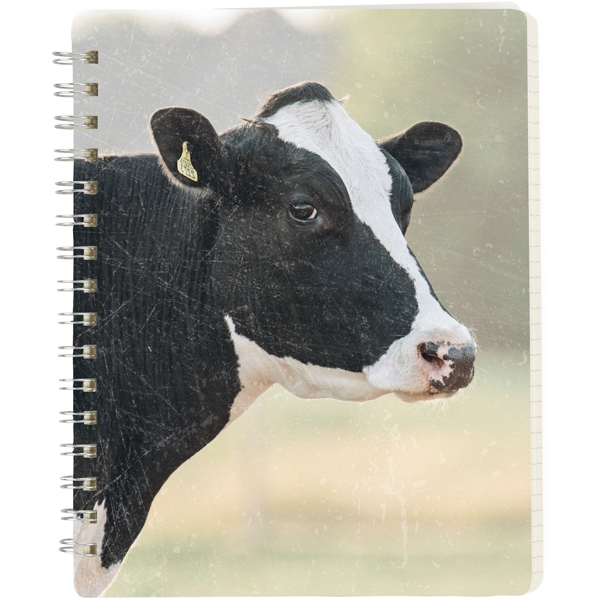 Cow Spiral Notebook - Paper, Metal