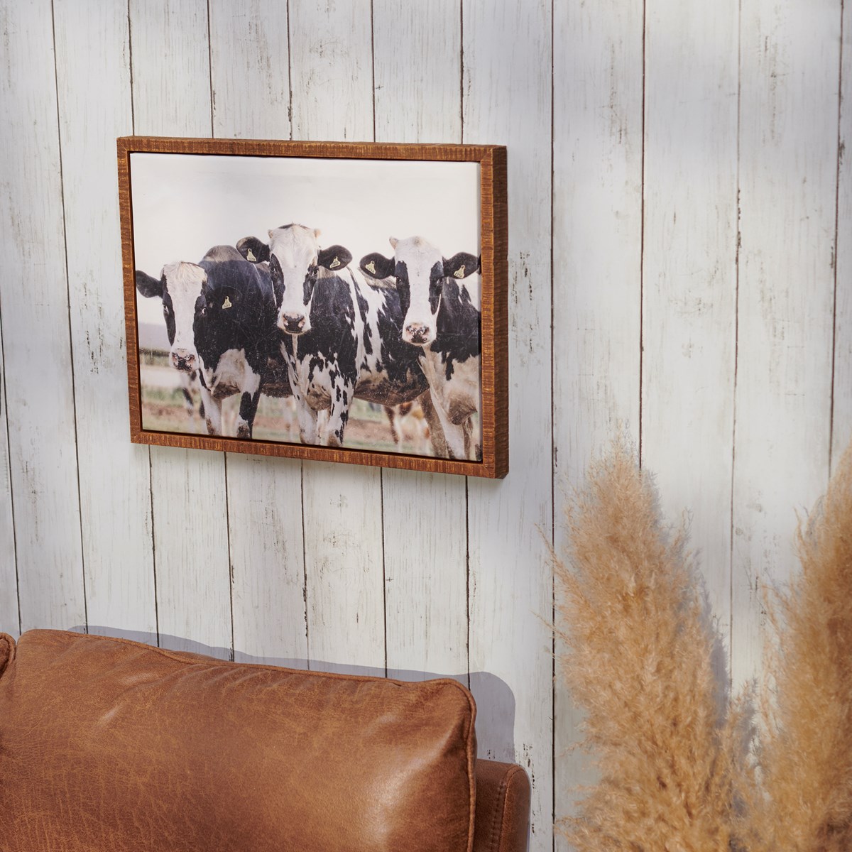 Cows Canvas Wall Art - Wood, Canvas