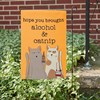 Alcohol And Catnip Garden Flag - Polyester