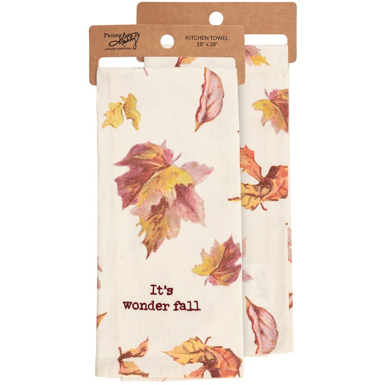 It's Wonder Fall Kitchen Towel - Cotton, Linen