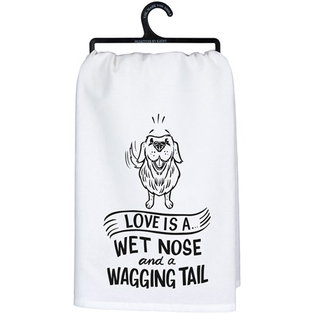 Wagging Tail Kitchen Towel - Cotton