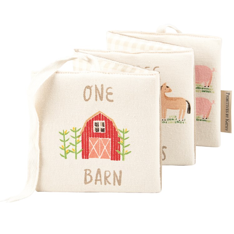 Little Farm Soft Book - Cotton, Cardboard, Foam