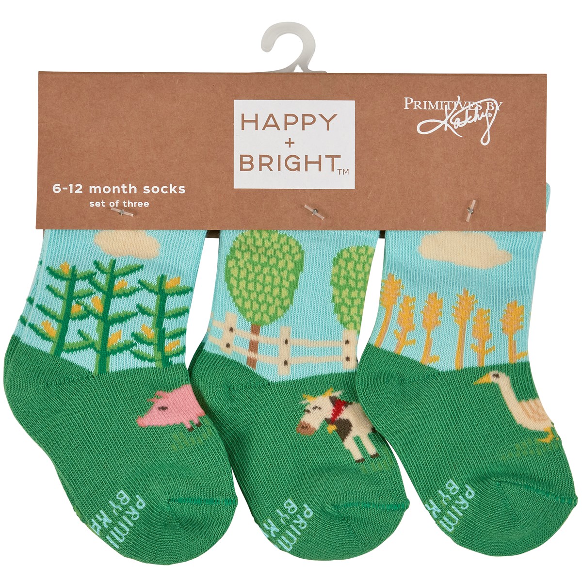 Little Farm Baby Sock Set - Cotton, Nylon, Spandex