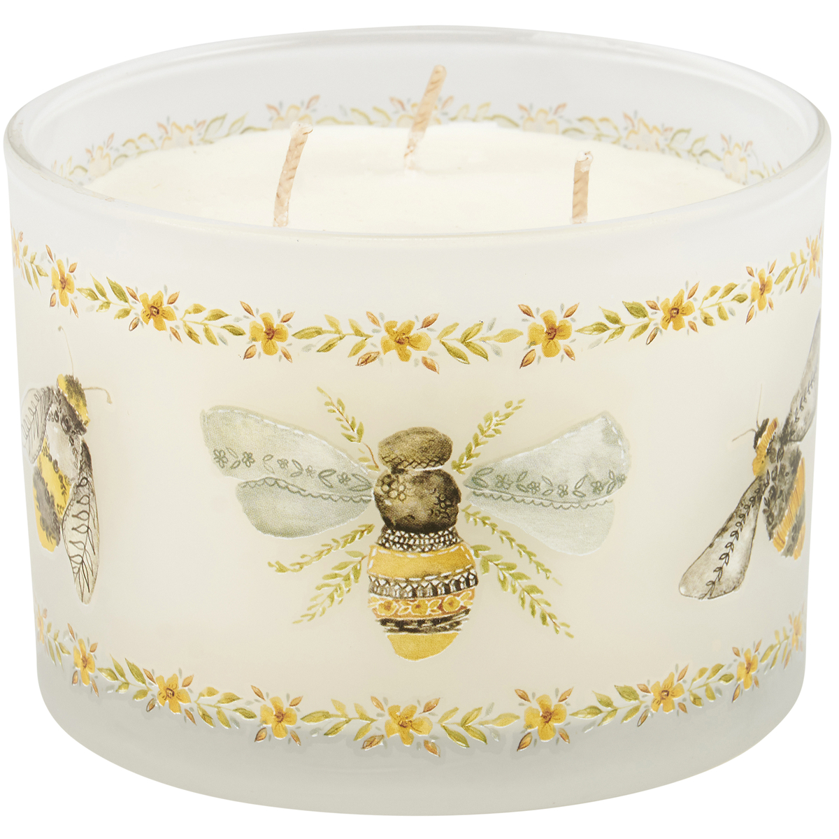 Velas De Cera De Abeja 100% Naturales - Caja De 6 Unidades, 20 X 1,5 Cm - Larga Duración Y Sin Humos