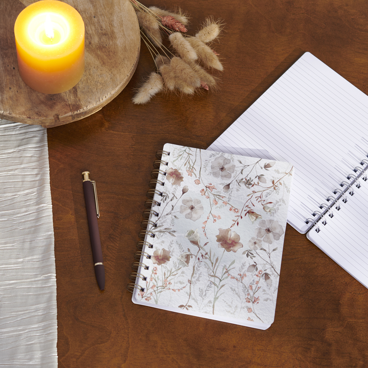 Cottage Garden Spiral Notebook | Primitives By Kathy