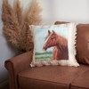 Horse Pillow - Cotton, Zipper