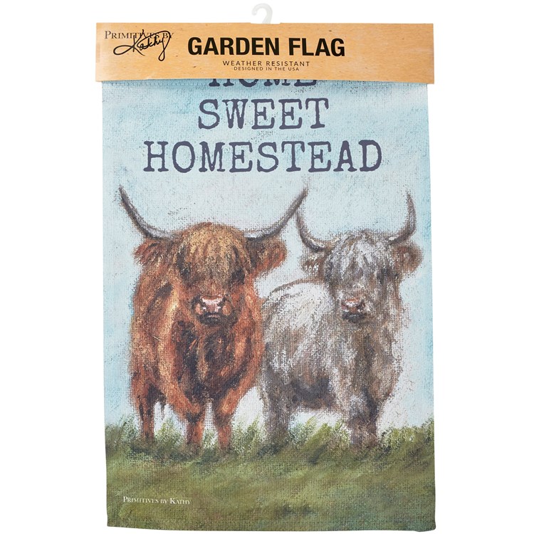 Home Sweet Homestead Garden Flag - Polyester