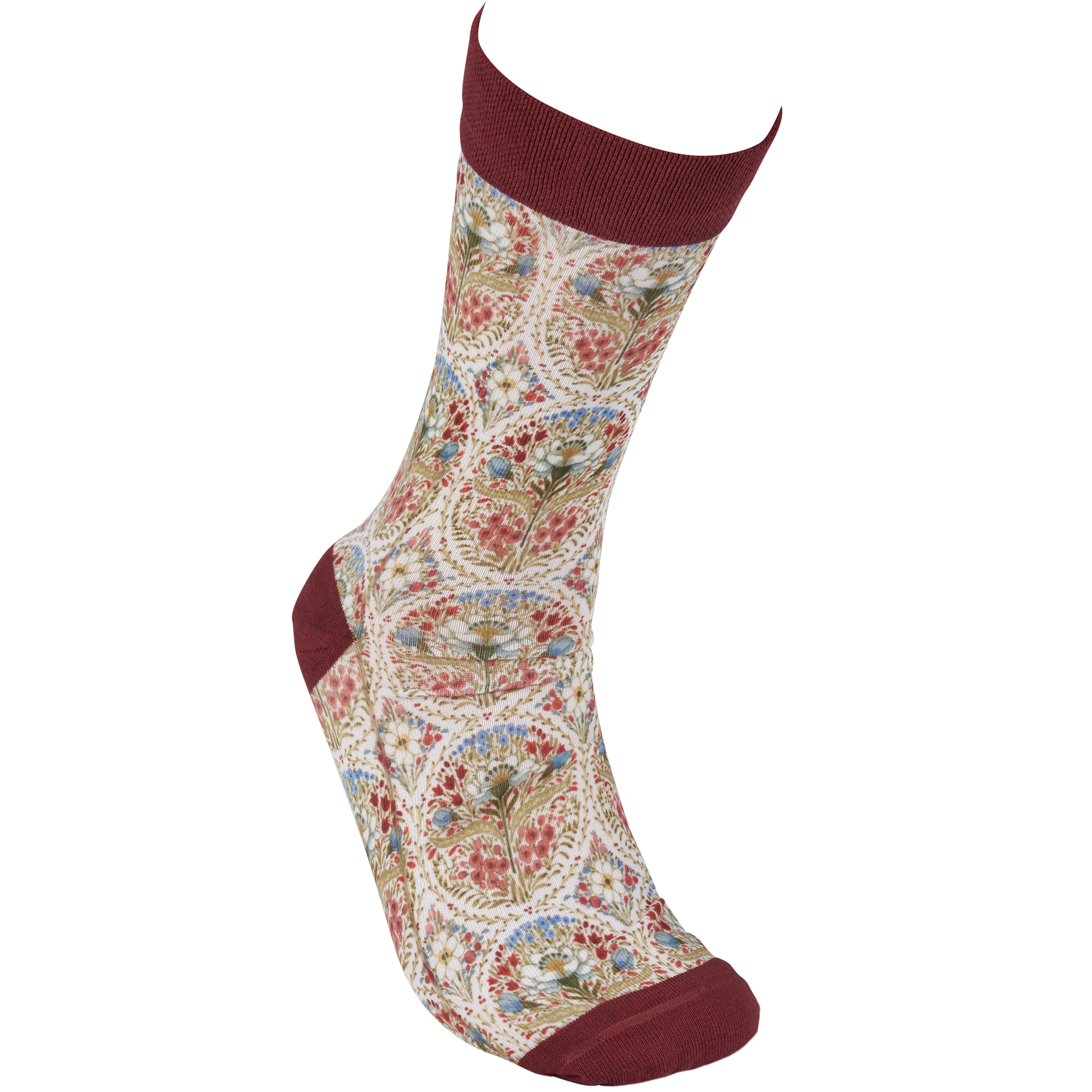 Farmhouse Floral Socks Primitives By Kathy