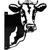 Outdoor Metal Cow Decor - Metal