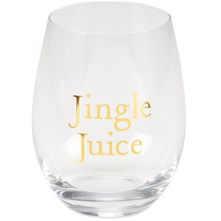 Jingle Juice Wine Glass - Glass