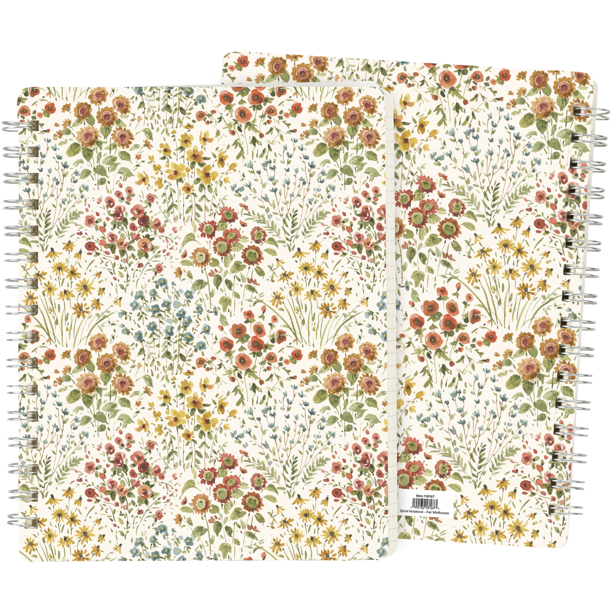 Fall Wildflower Spiral Notebook | Primitives By Kathy