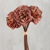 Mauve Peony Bouquet - Plastic, Wire, Fabric