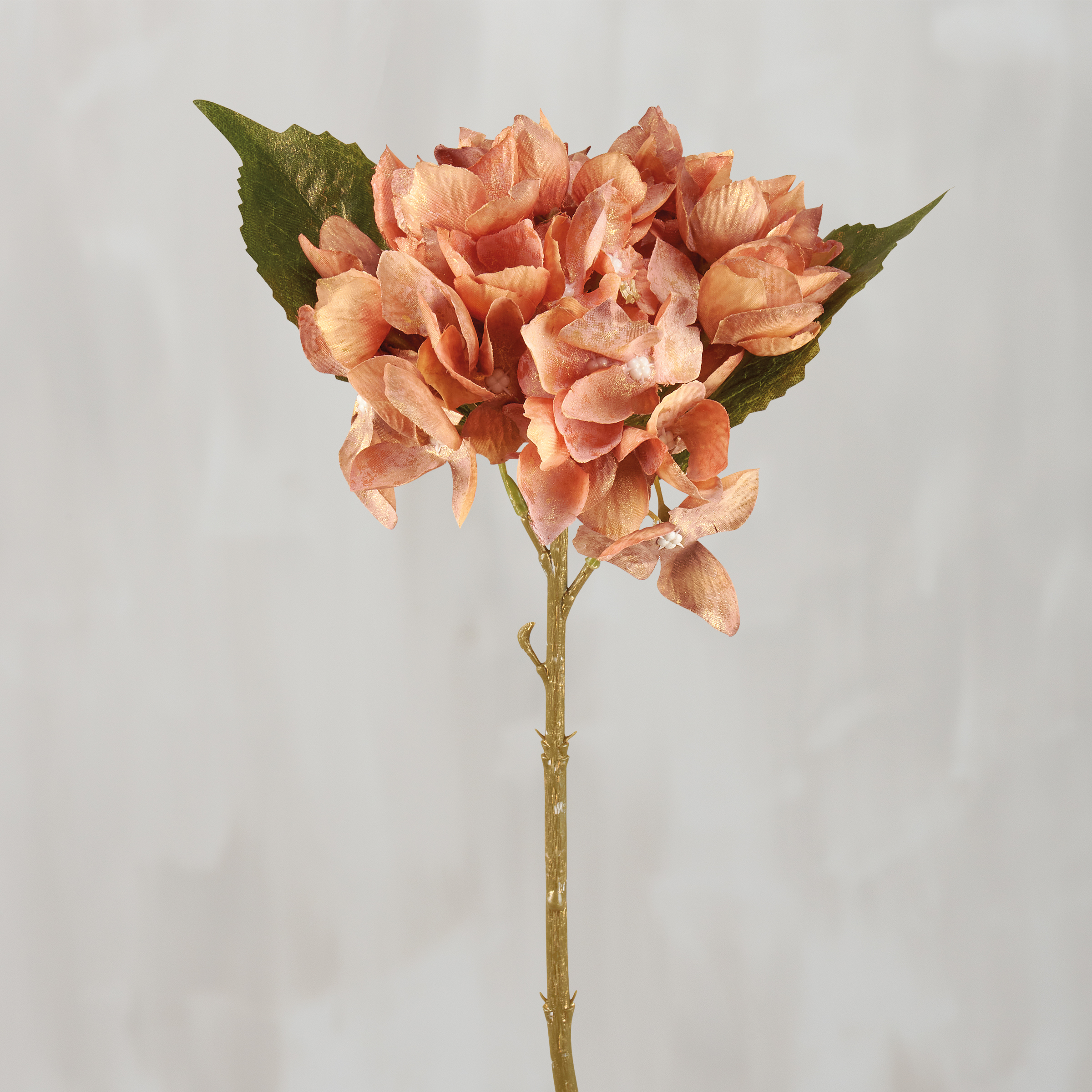 造花 花びら 100人分 （1人分→片手1握り） Orange Hydrangea Floral Pick | Primitives By Kathy
