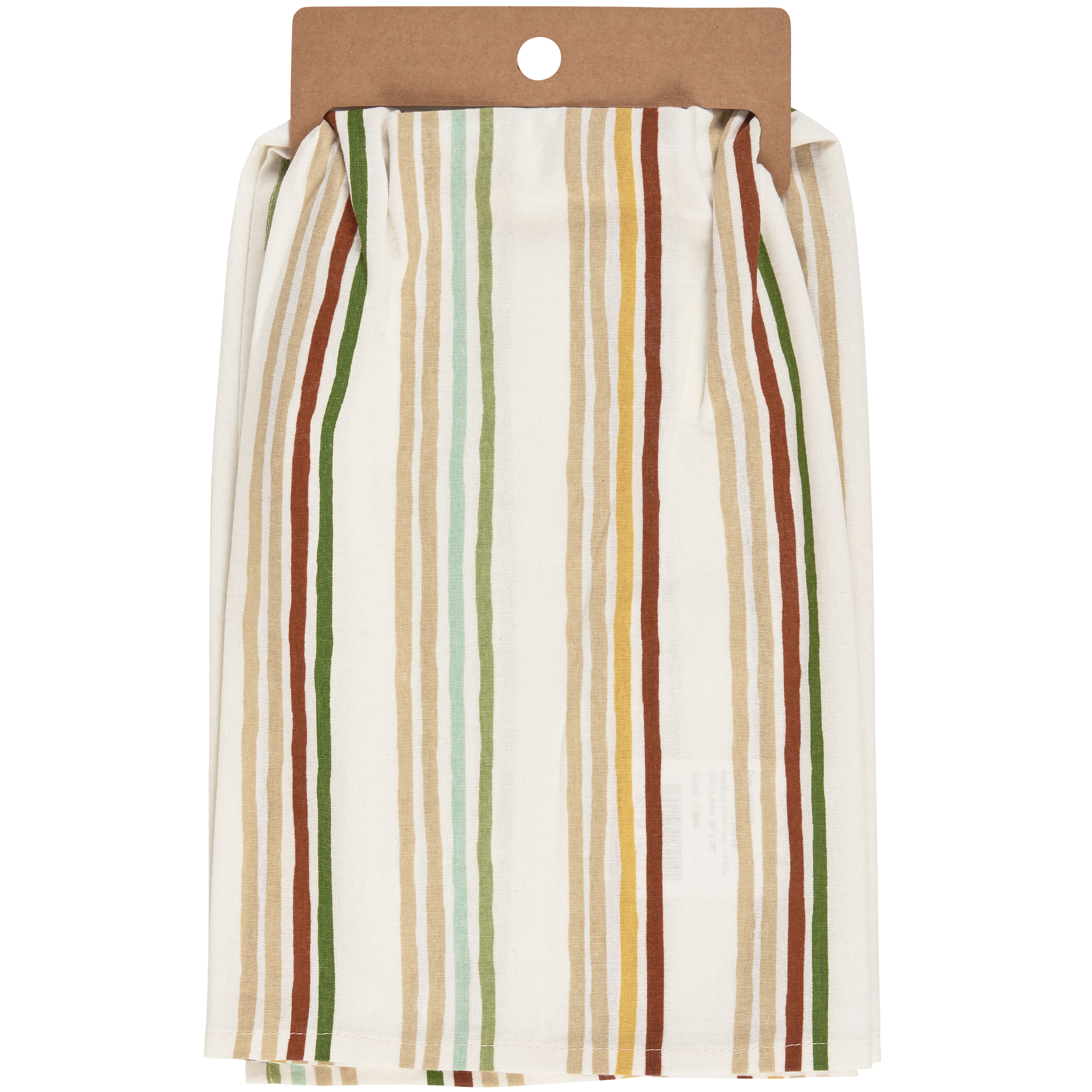 Toalla De Cocina Fiesta Logo Stripe – 100% Algodón, 16x28 Pulgadas, Diseño Rayas Violeta