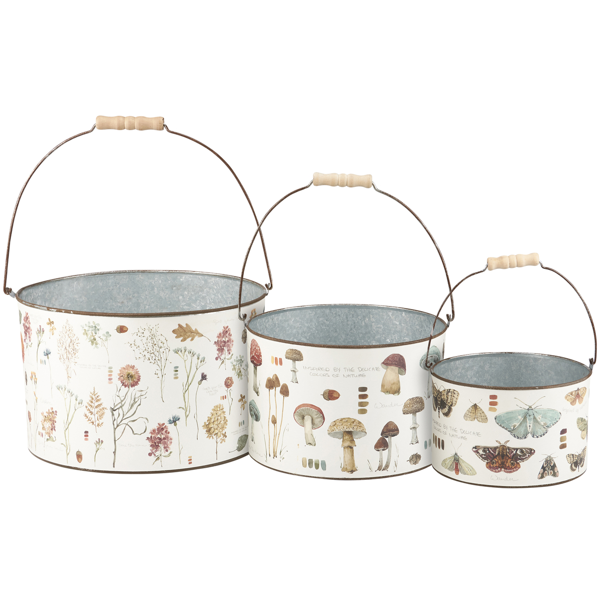 Floral Study Bucket Set | Primitives By Kathy