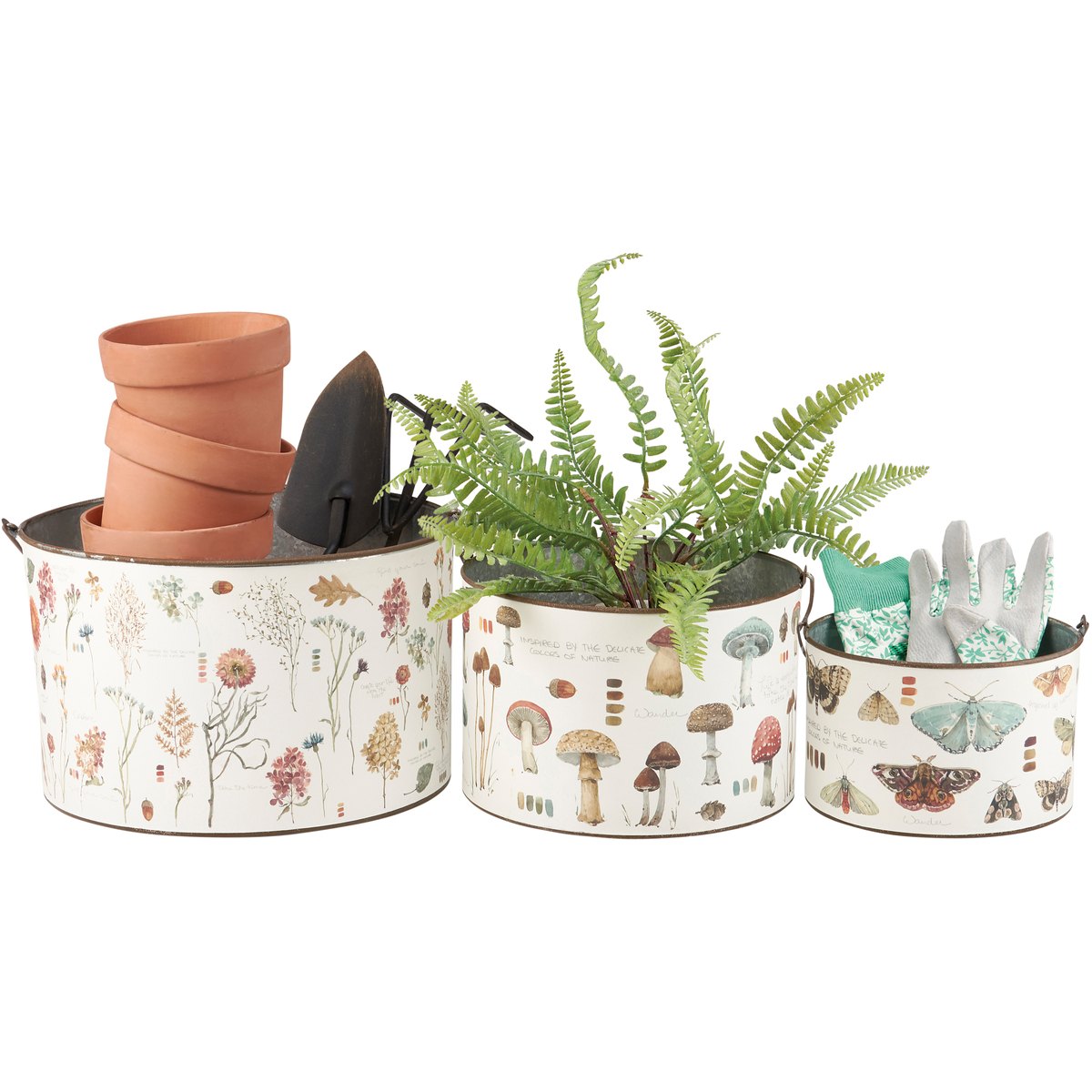 Floral Study Bucket Set | Primitives By Kathy