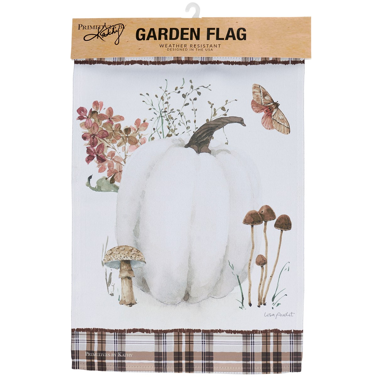 Pumpkin Garden Flag - Polyester