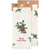 Holly Days Kitchen Towel - Cotton, Linen