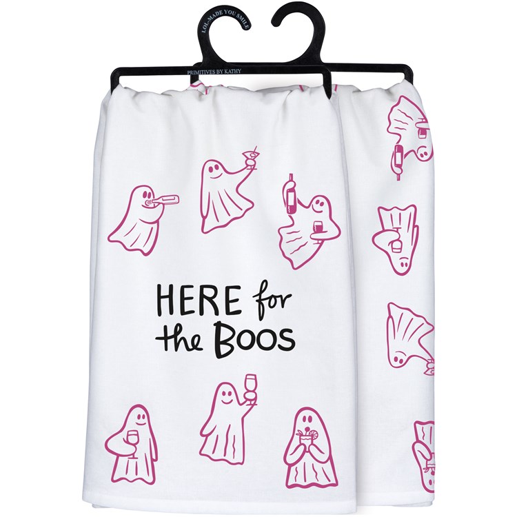 Here For The Boos Kitchen Towel - Cotton