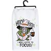 Hocus Pocus Coffee Kitchen Towel - Cotton