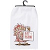 Eat Ham Kitchen Towel - Cotton, Glitter