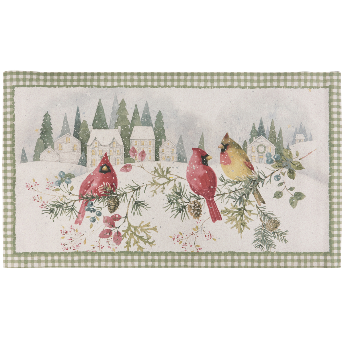Winter Cardinal Rug | Primitives By Kathy