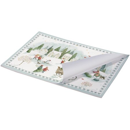 Winter Wonderland Placemat Pad - Paper