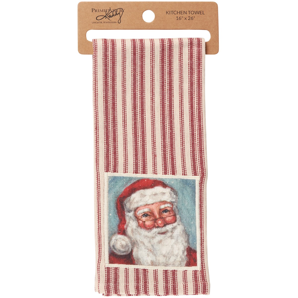 Merry Santa Kitchen Towel - Cotton