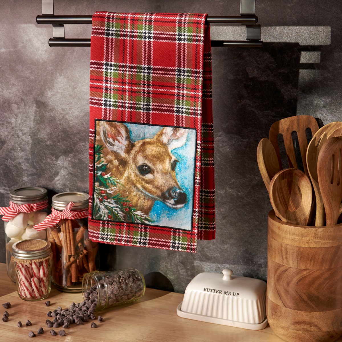 Deer Kitchen Towel - Cotton