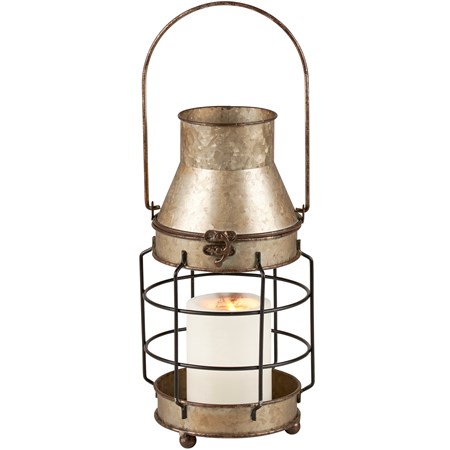 Stovepipe Lantern - Metal, Wire