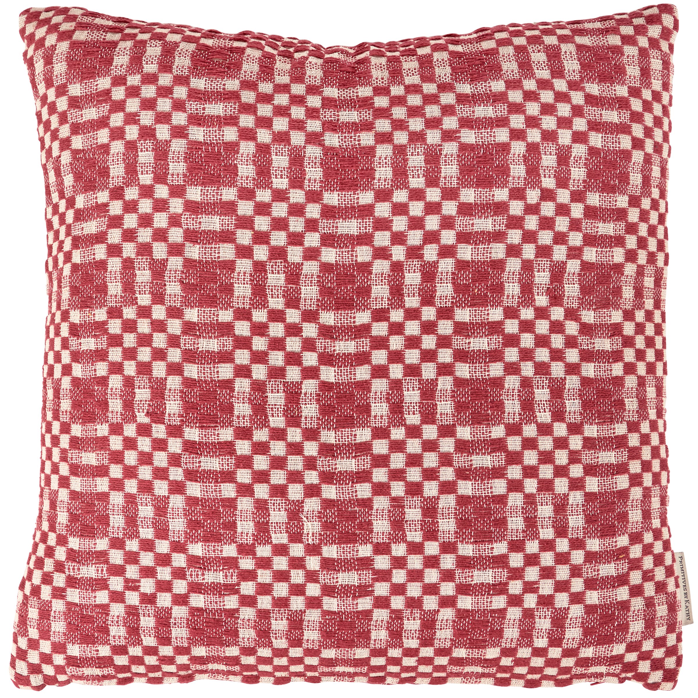 Red Checkered Pillow Primitives By Kathy
