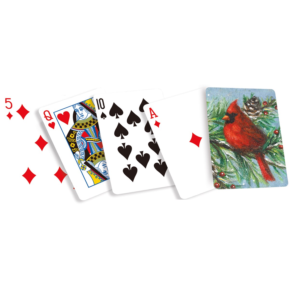 Cardinal Playing Cards - Paper, Acrylic