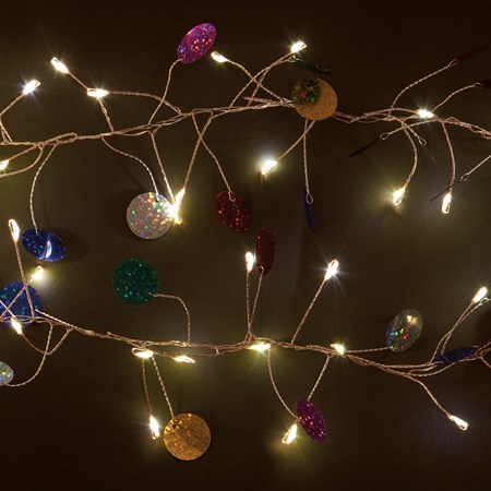 Round Multi String Lights - Lights, Wire, Plastic