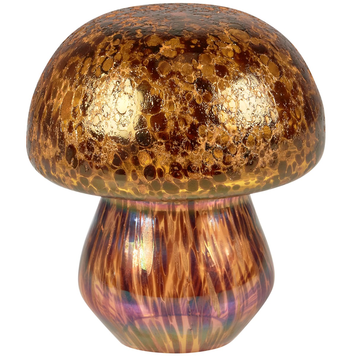 Spotted Mushroom Figurine - Glass