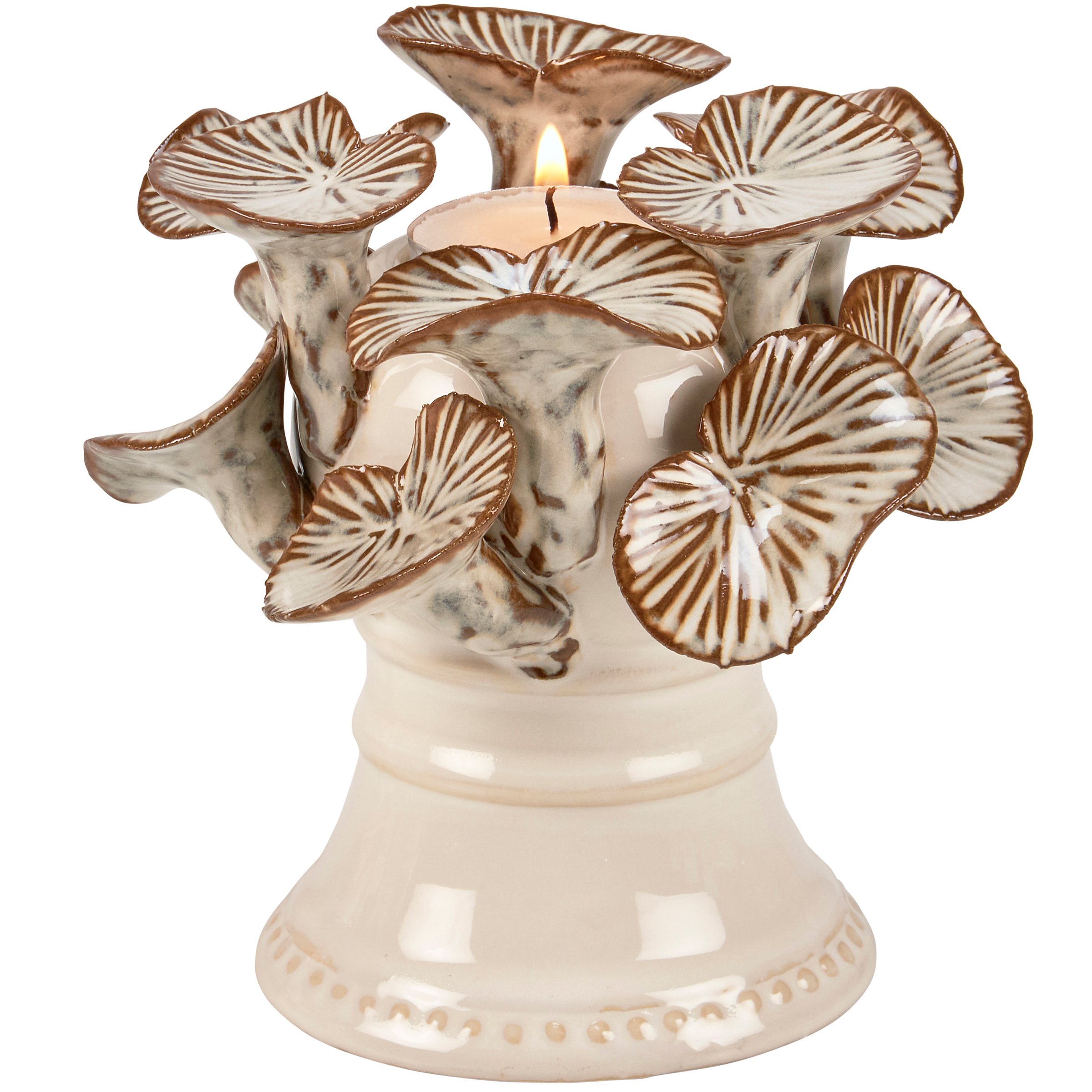 Trumpet Mushrooms Candle Holder Primitives By Kathy