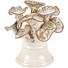 Trumpet Mushrooms Candle Holder - Ceramic