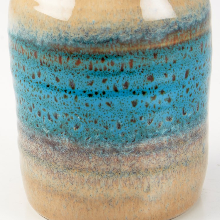 Western Stripe Vase - Stoneware