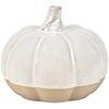 Medium Glazed Ceramic Pumpkin - Stoneware