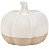 Small Glazed Ceramic Pumpkin - Stoneware