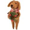 Wreath Dog Critter - Felt, Polyester, Plastic