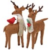 Cardinal & Deer Critter Set - Felt, Polyester, Plastic
