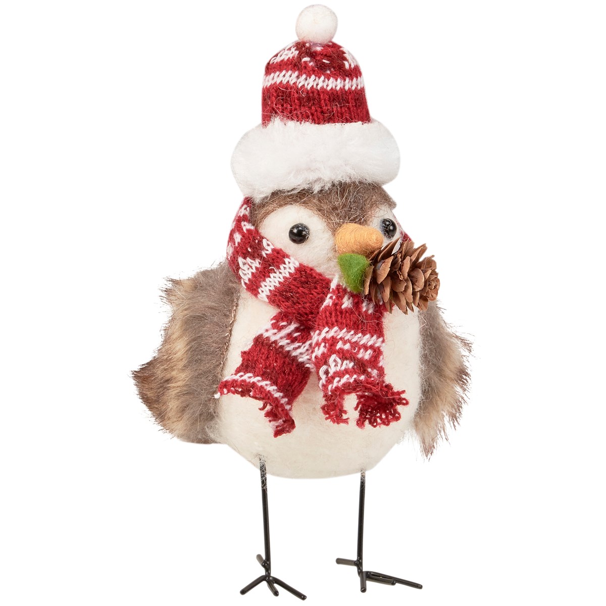 Winter Chickadee Critter - Felt, Polyester, Plastic