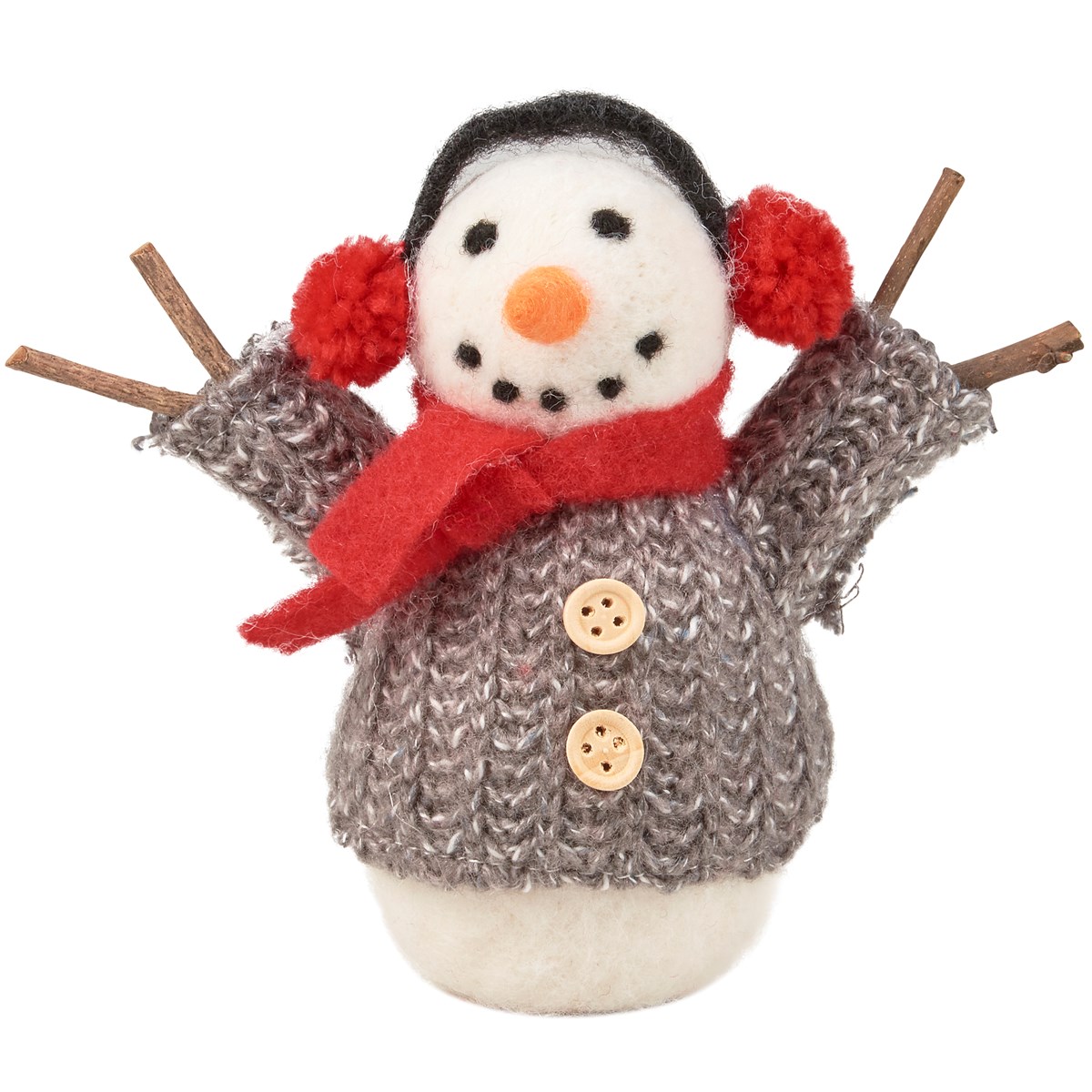 Frosty The Snowman Critter - Felt, Polyester, Plastic, Wire