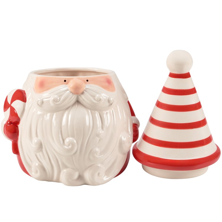 Nordic Santa Cookie Jar - Ceramic
